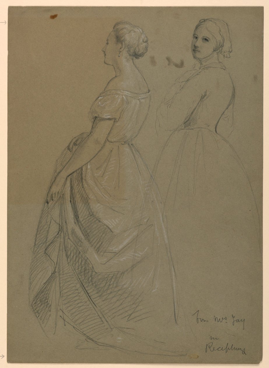 Studie von Mrs. Jay für "The Republican Court" (Lady Washington