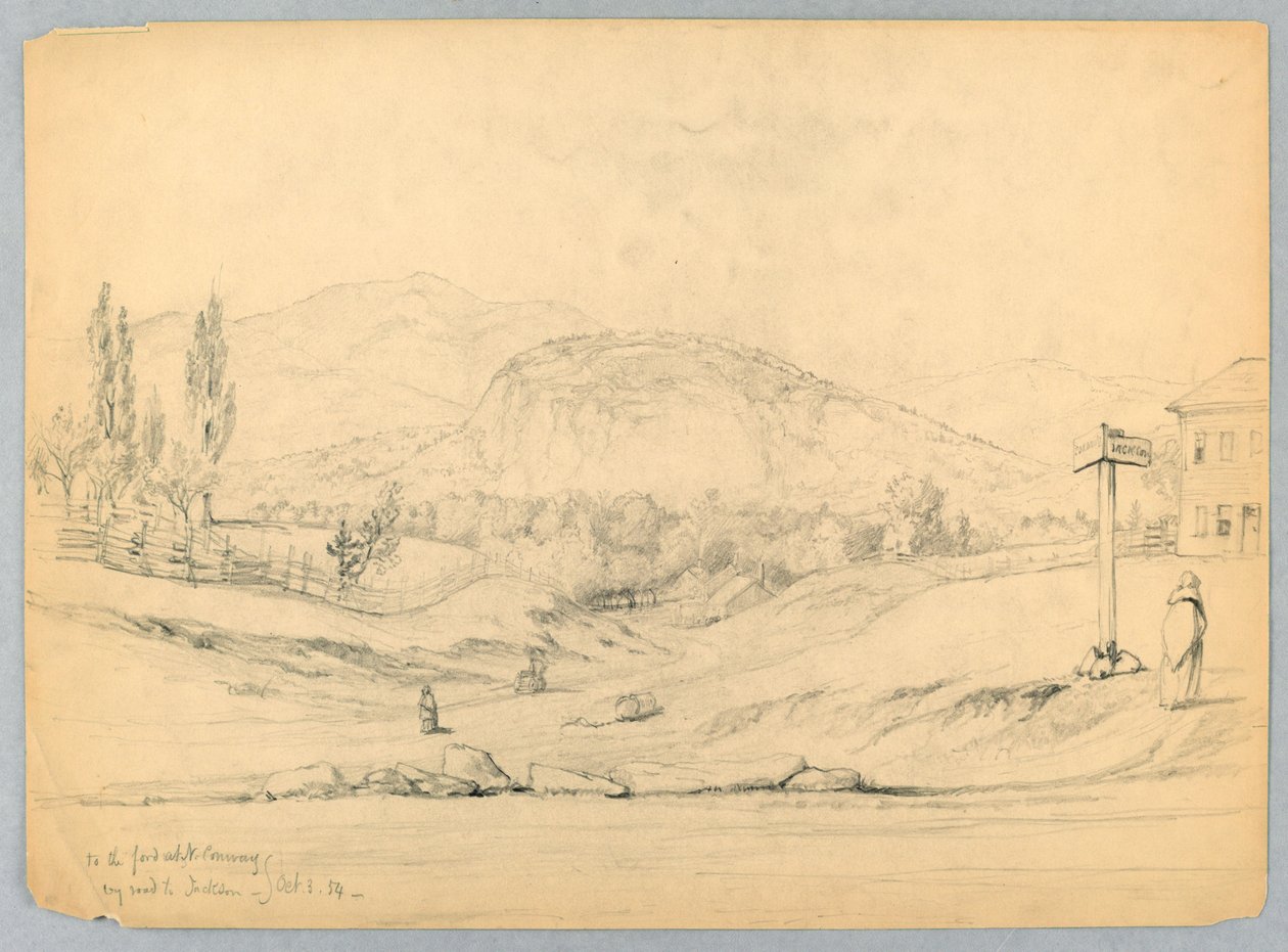 Zum Ford in North Conway, auf der Straße nach Jackson, New Hampshire von Daniel Huntington