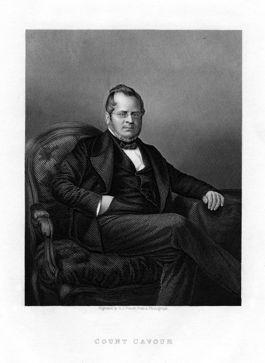 Graf Camillo Benso di Cavour, italienischer Politiker von Daniel John Pound