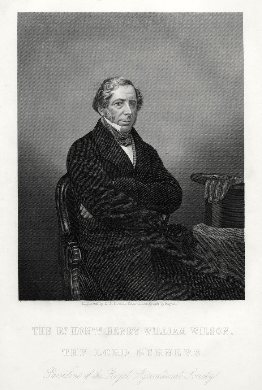 Henry William Wilson, 11. Baron Berners, um 1880 von Daniel John Pound