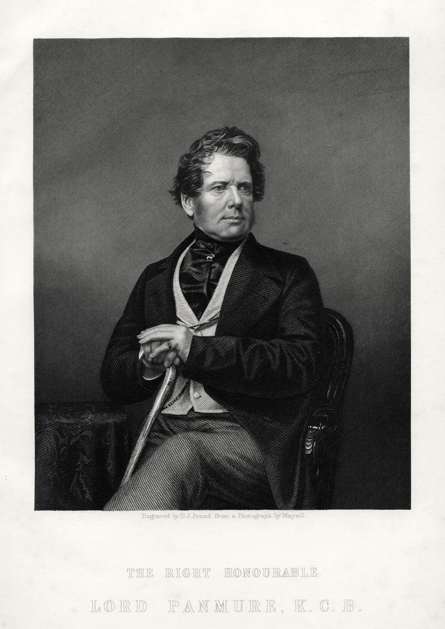 William Maule 1700-1782, 1. Earl of Panmure, Soldat und Politiker, ca. 1880 von Daniel John Pound