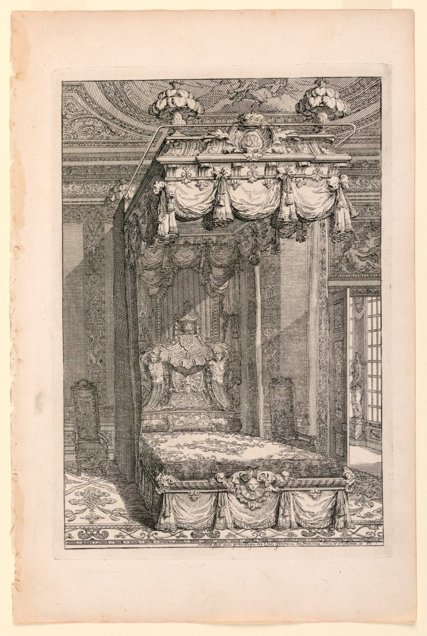 Entwurf für das Staatsbettzimmer, im zweiten Livre d