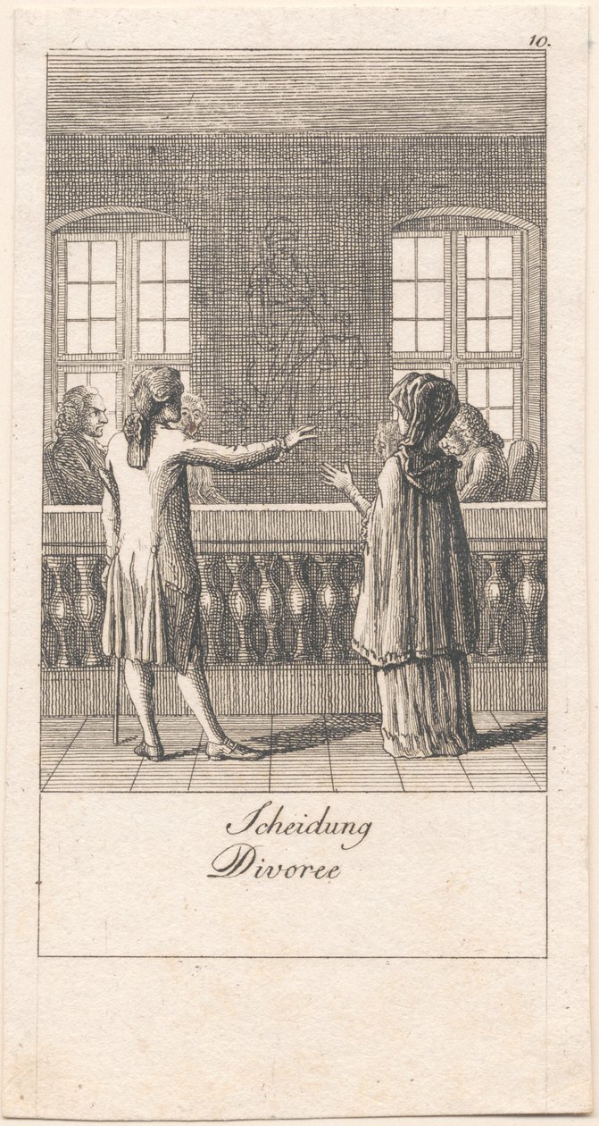 Beweggründe zur Heirat und ihre Folgen. Bl. 10 von Daniel Nikolaus Chodowiecki