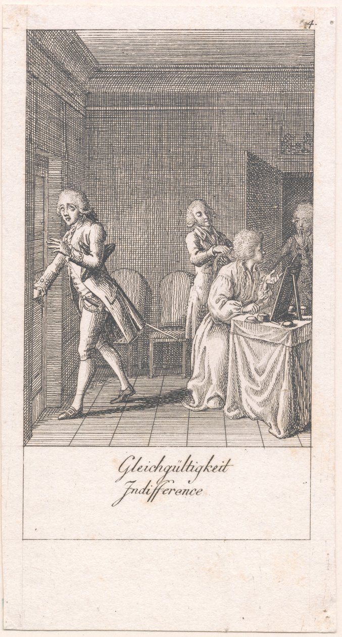 Beweggründe zur Heirat und ihre Folgen. Bl. 4 von Daniel Nikolaus Chodowiecki