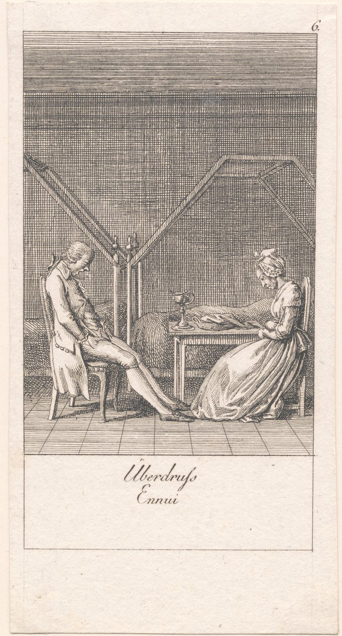 Beweggründe zur Heirat und ihre Folgen. Bl. 6 von Daniel Nikolaus Chodowiecki