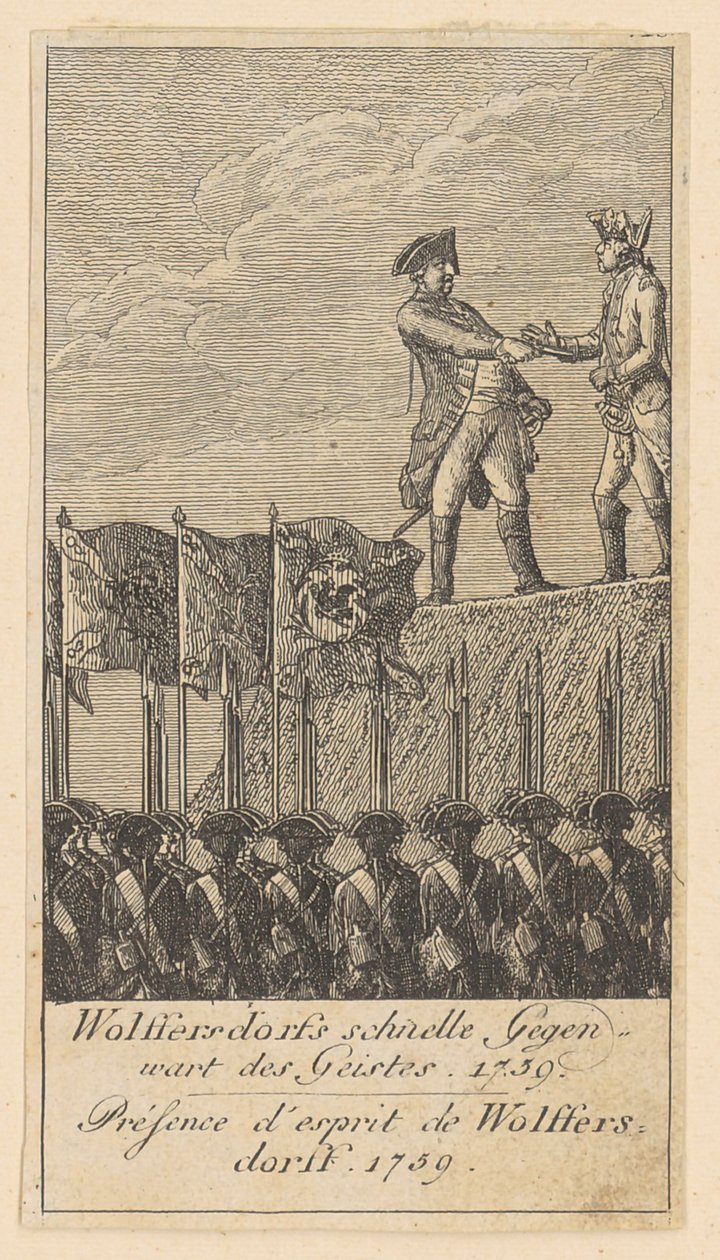 Blatt 10 der "Brandenburgischen Kriegsszenen" von Daniel Nikolaus Chodowiecki