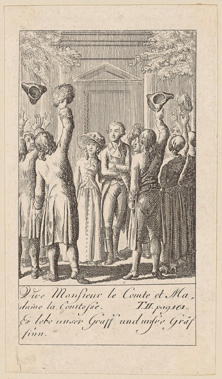 Blatt 10 zu „Karoline von Lichtfield“ von Daniel Nikolaus Chodowiecki