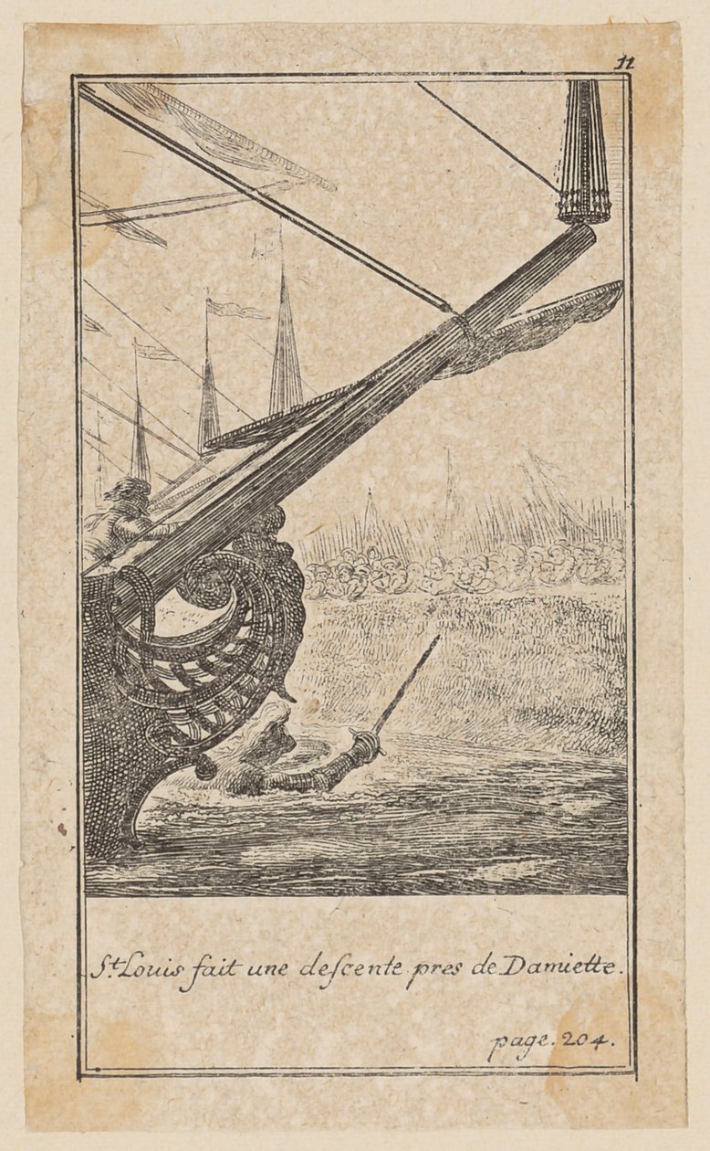 Blatt 11 zur "Historie de Croisades" von Joh. Christoph Mayer von Daniel Nikolaus Chodowiecki