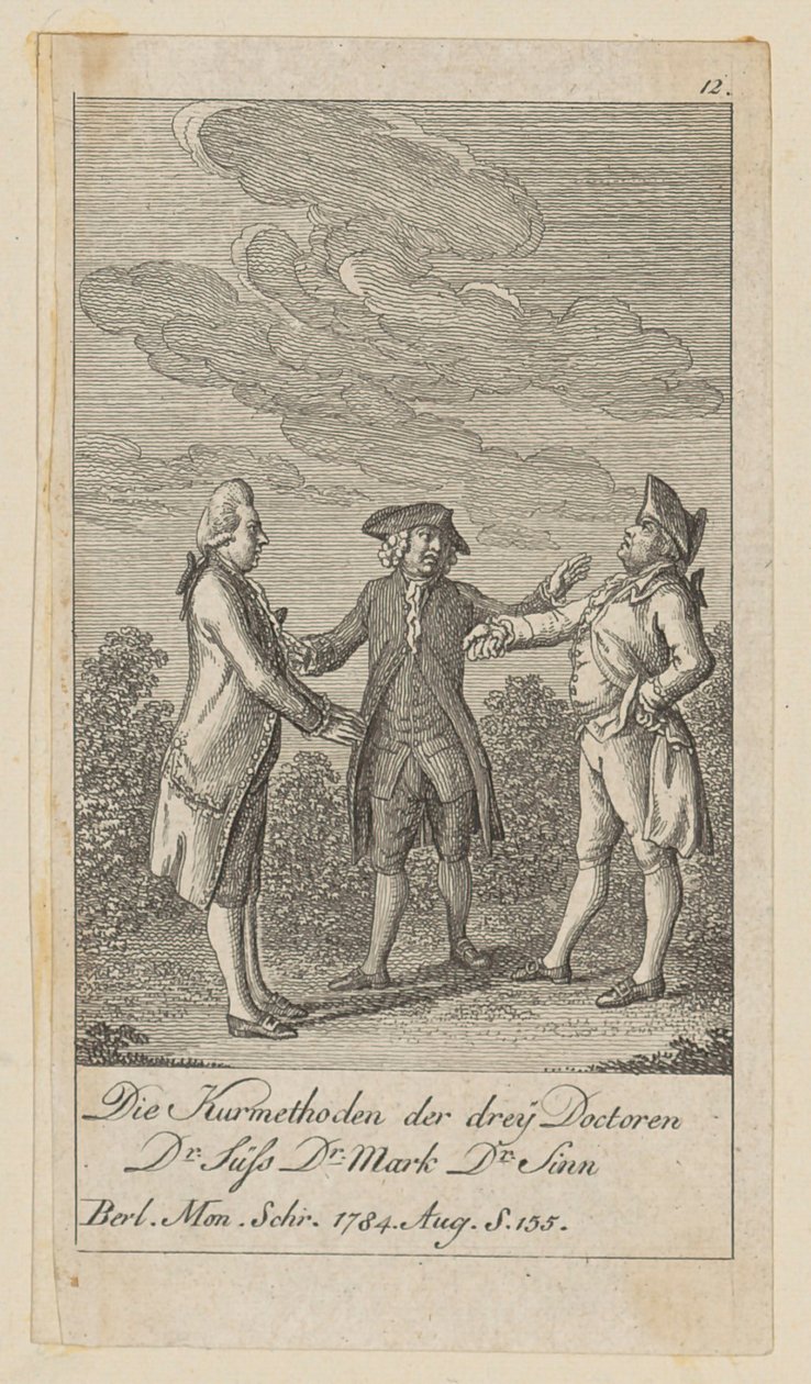 Blatt 12 der Folge "Modetorheiten" von Daniel Nikolaus Chodowiecki