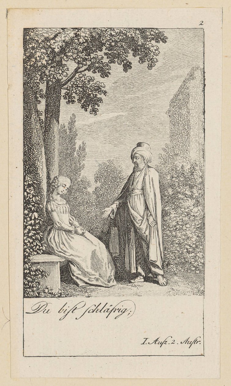 Blatt 2 zu Shakespeares "Sturm" von Daniel Nikolaus Chodowiecki