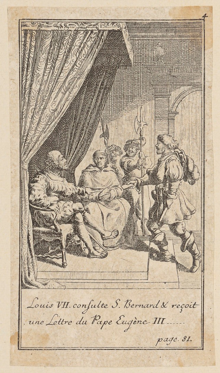 Blatt 4 zur "Historie de Croisades" von Joh. Christoph Mayer von Daniel Nikolaus Chodowiecki