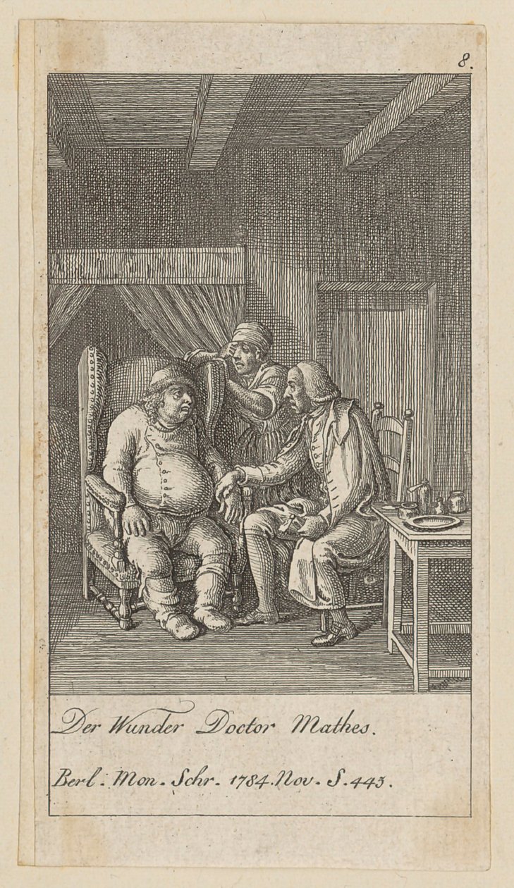 Blatt 8 der Folge "Modetorheiten" von Daniel Nikolaus Chodowiecki