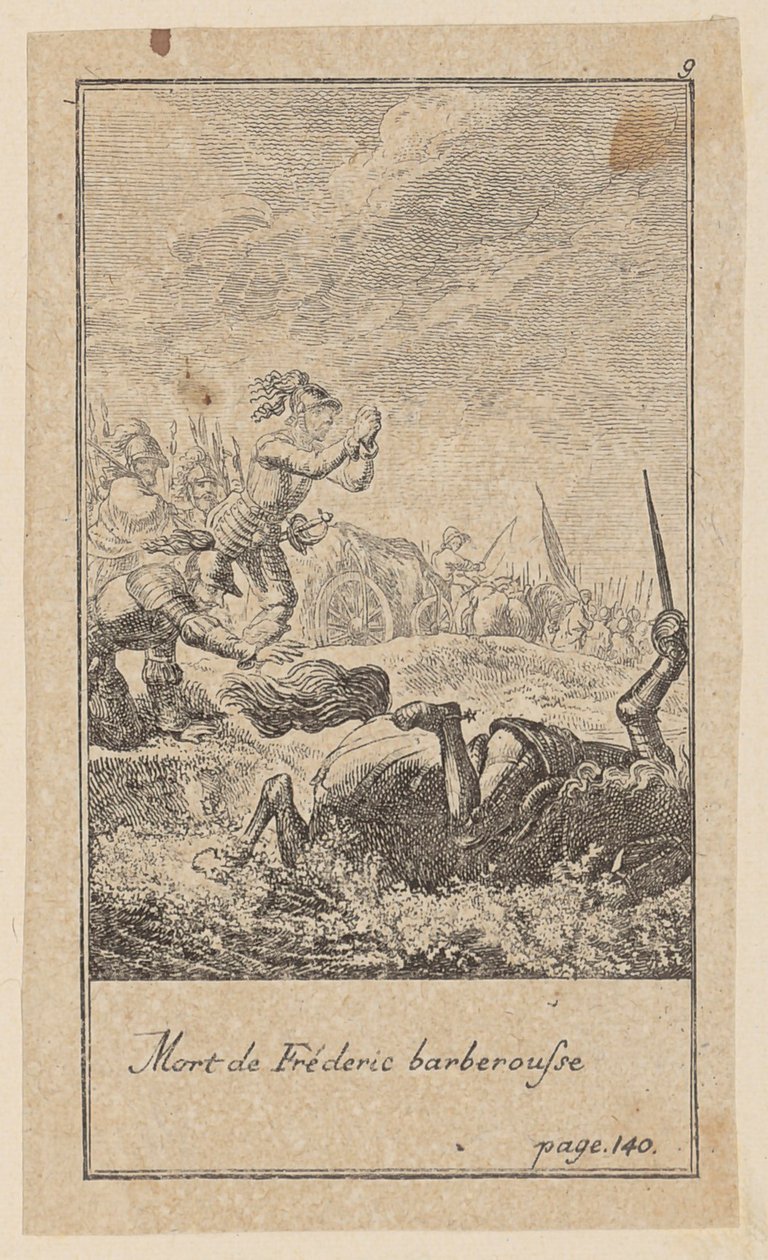 Blatt 9 zur „Histoire des Croisades“ von Joh. Christoph Mayer von Daniel Nikolaus Chodowiecki