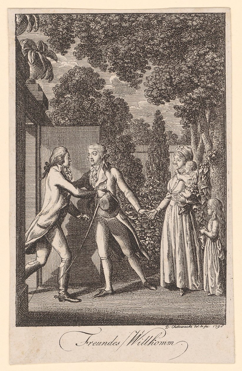 Glück der Freundschaft von Daniel Nikolaus Chodowiecki