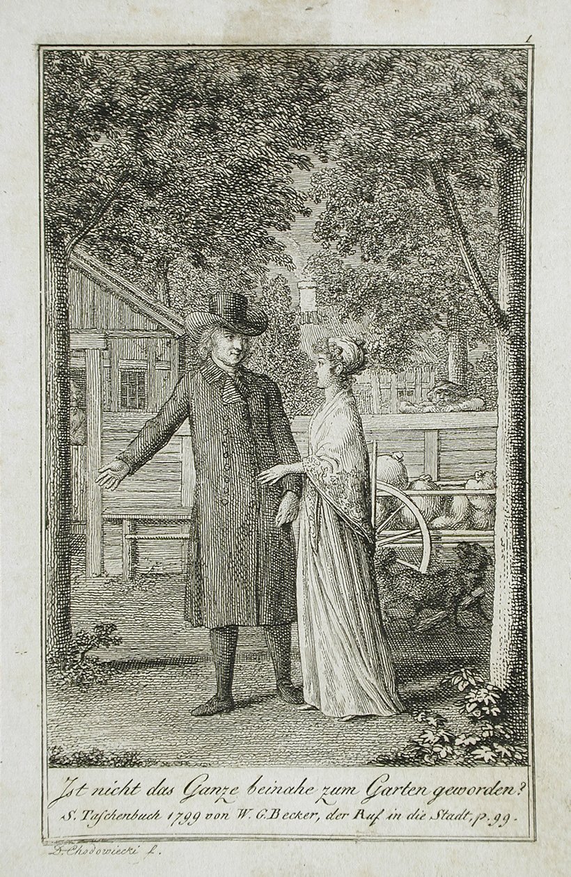 Illustration zu Beckers Taschenbuch für 1799 von Daniel Nikolaus Chodowiecki
