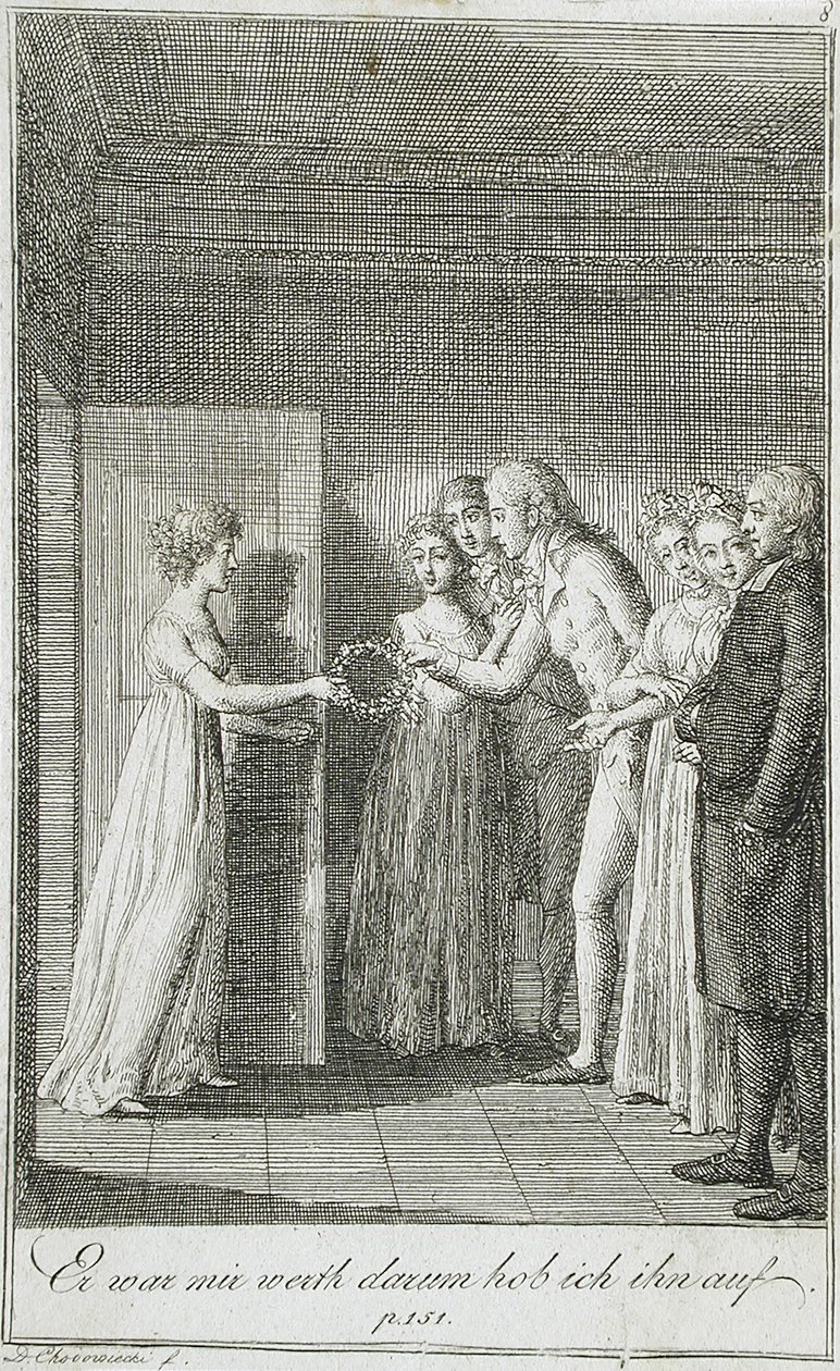 Illustration zu Beckers Taschenbuch für 1799 von Daniel Nikolaus Chodowiecki