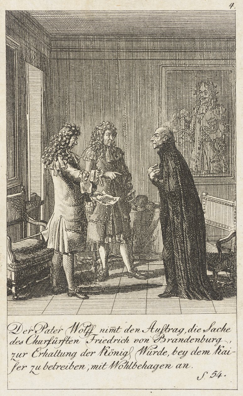 Tafel 4 für „Geschichte Brandenburgs für 1793“ von Daniel Nikolaus Chodowiecki