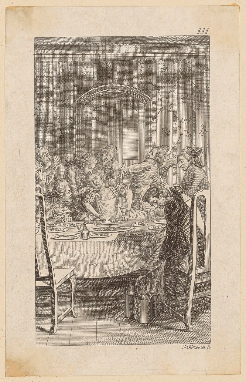 Seine dritte Frau von Daniel Nikolaus Chodowiecki