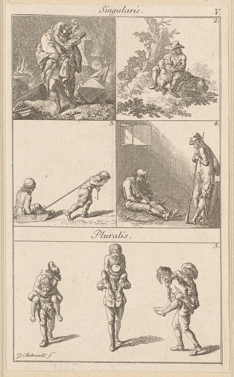 Singularis V von Daniel Nikolaus Chodowiecki