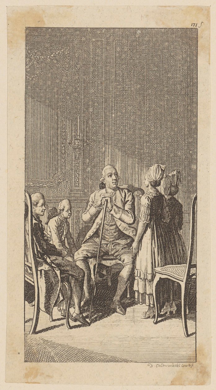Titelkupfer zu Schummels "Kinderspielen" von Daniel Nikolaus Chodowiecki