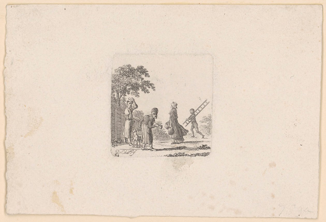 Verschiedene Figuren von Daniel Nikolaus Chodowiecki