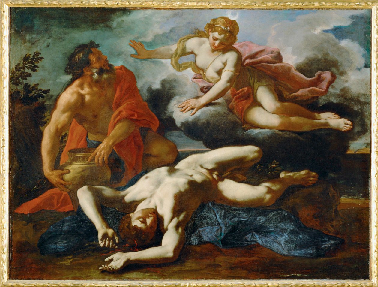 Diana neben dem toten Orion von Daniel Seiter