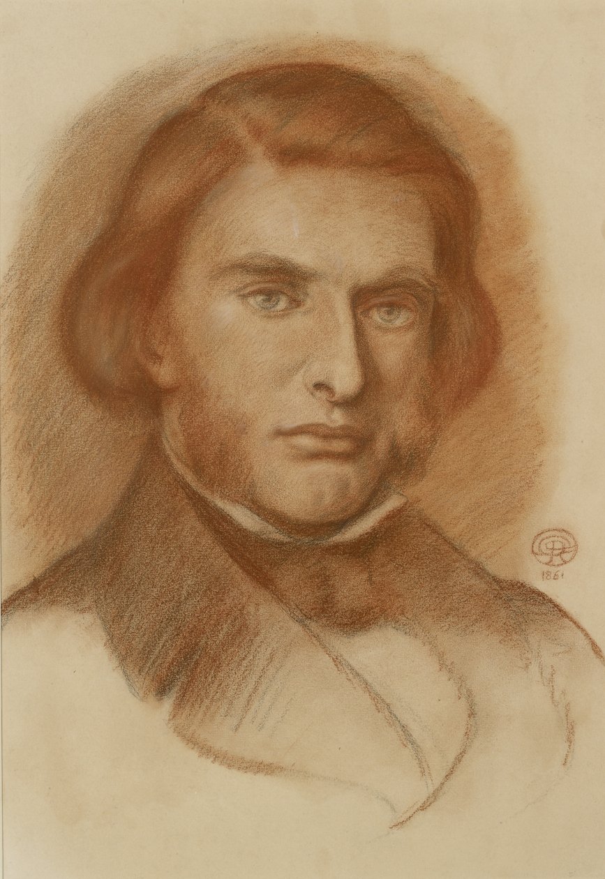 Porträt von John Ruskin, 1861 von Dante Gabriel Charles Rossetti