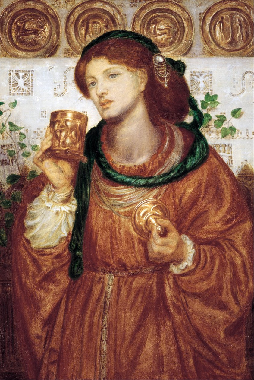 Der Liebesbecher von Dante Gabriel Charles Rossetti