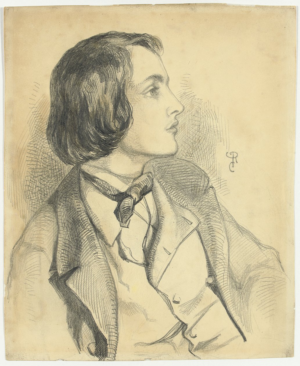 Porträt von William Michael Rossetti von Dante Gabriel Charles Rossetti