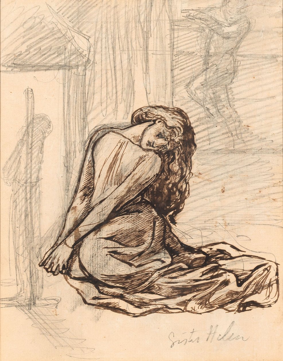 Schwester Helen, ca. 1870 von Dante Gabriel Charles Rossetti