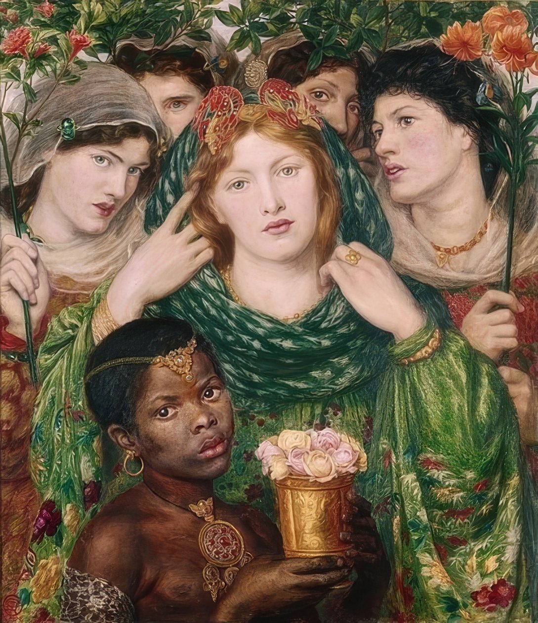 Die Geliebte (Die Braut) von Dante Gabriel Charles Rossetti
