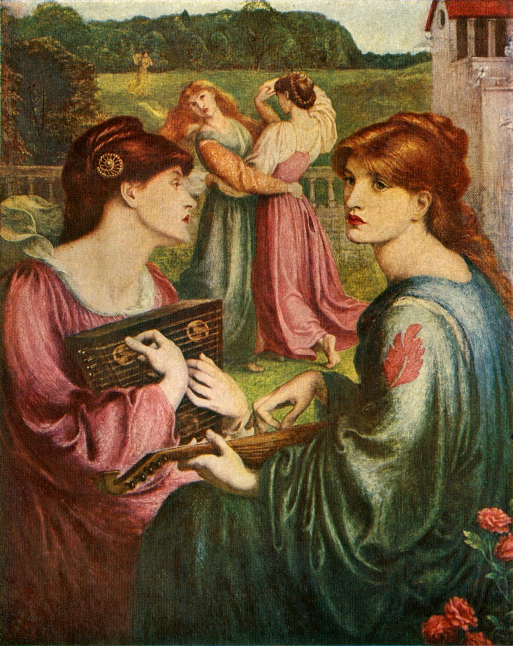Die Laube Wiese, 1850-1872 von Dante Gabriel Charles Rossetti
