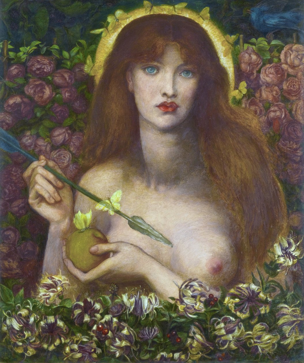 Venus Verticordia (Venus, die Herzen verändert) von Dante Gabriel Charles Rossetti