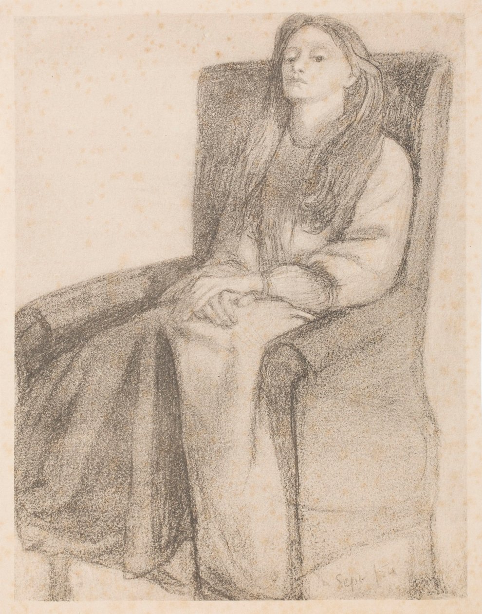 Elizabeth Siddal von Dante Gabriel Rossetti