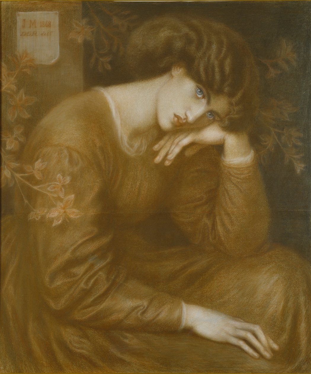 Träumerei, 1868 von Dante Gabriel Rossetti