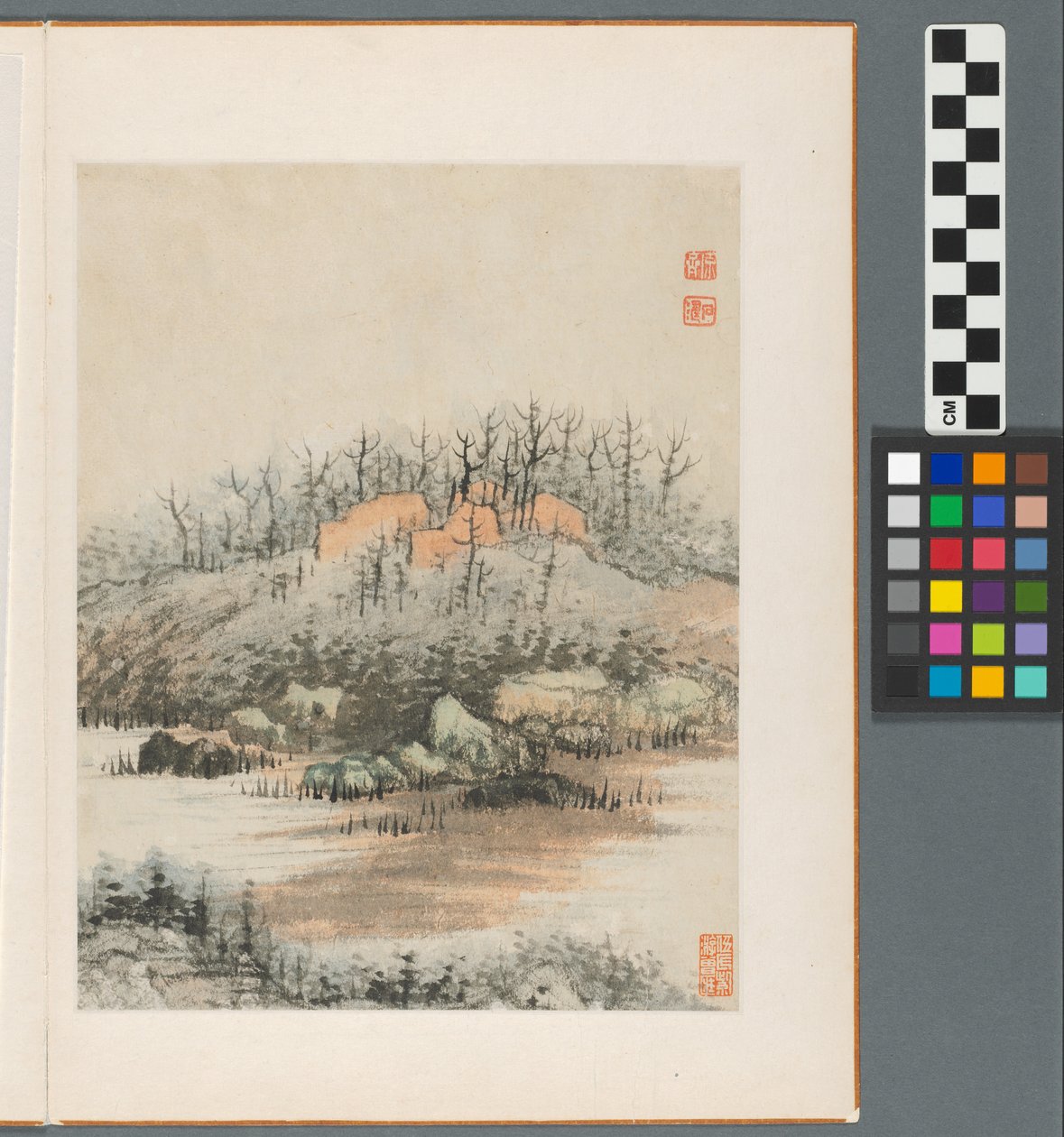 Erinnerungen an den Qinhuai-Fluss, Qing-Dynastie von Daoji Shitao