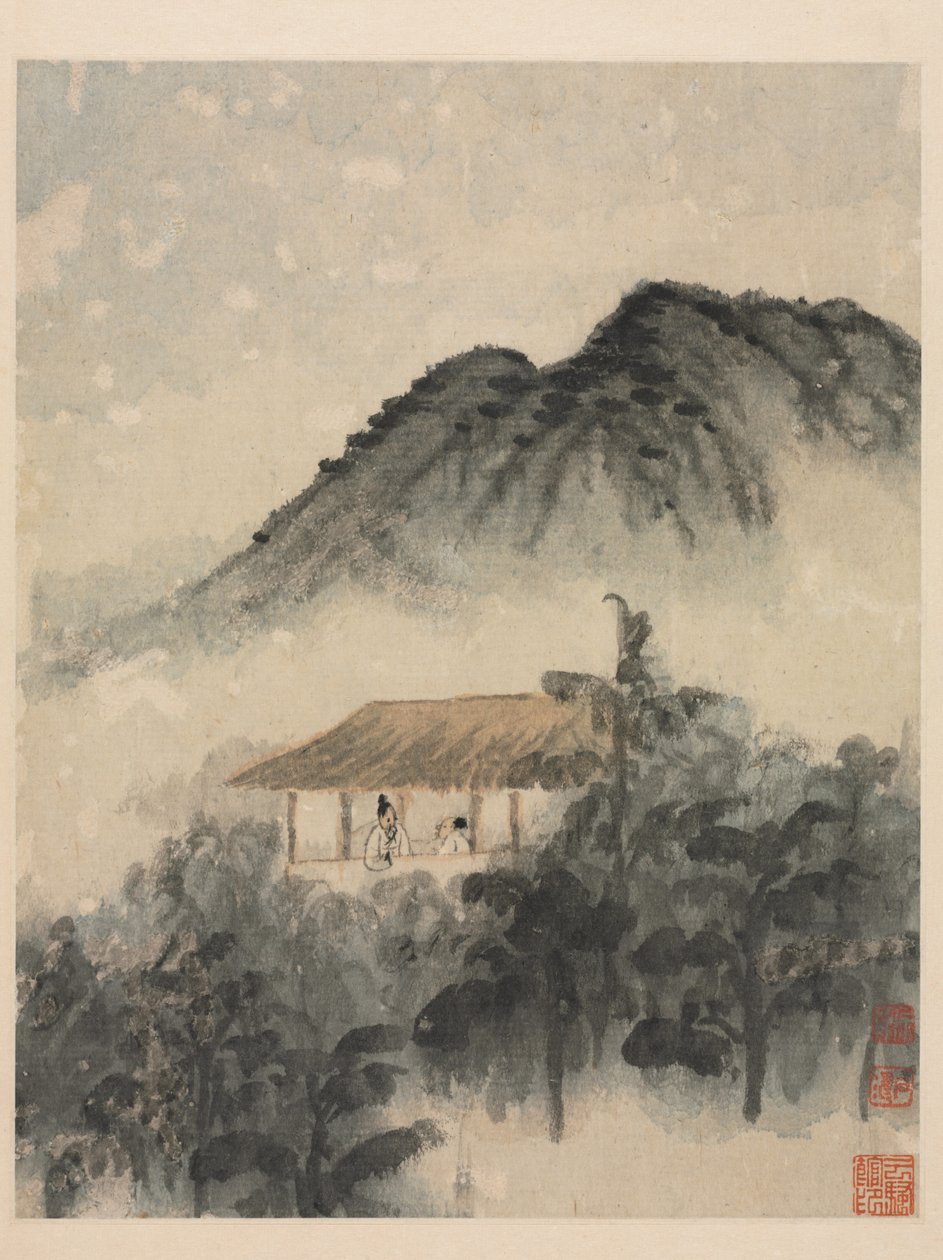 Erinnerungen an den Qinhuai-Fluss, Qing-Dynastie von Daoji Shitao