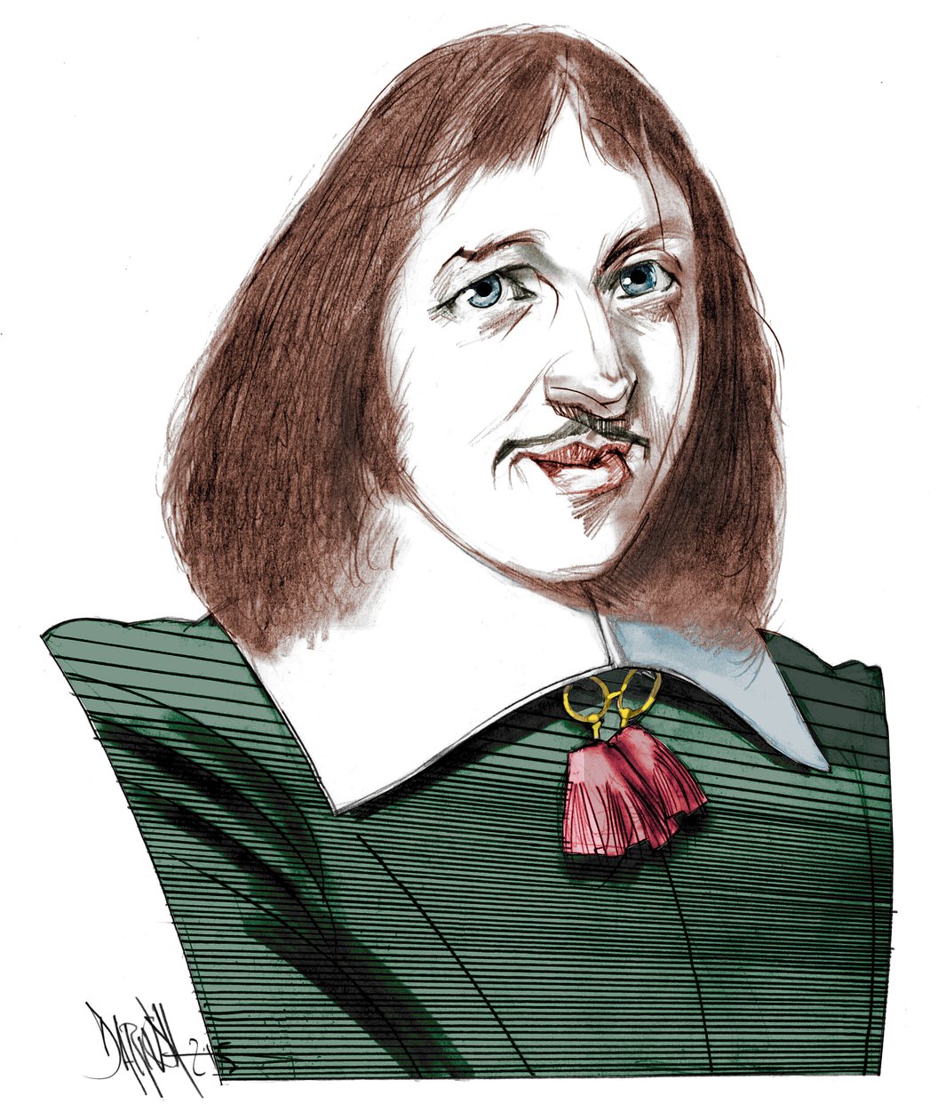 Porträt von Francois Vatel (1631 -1671) von Dariush Radpour