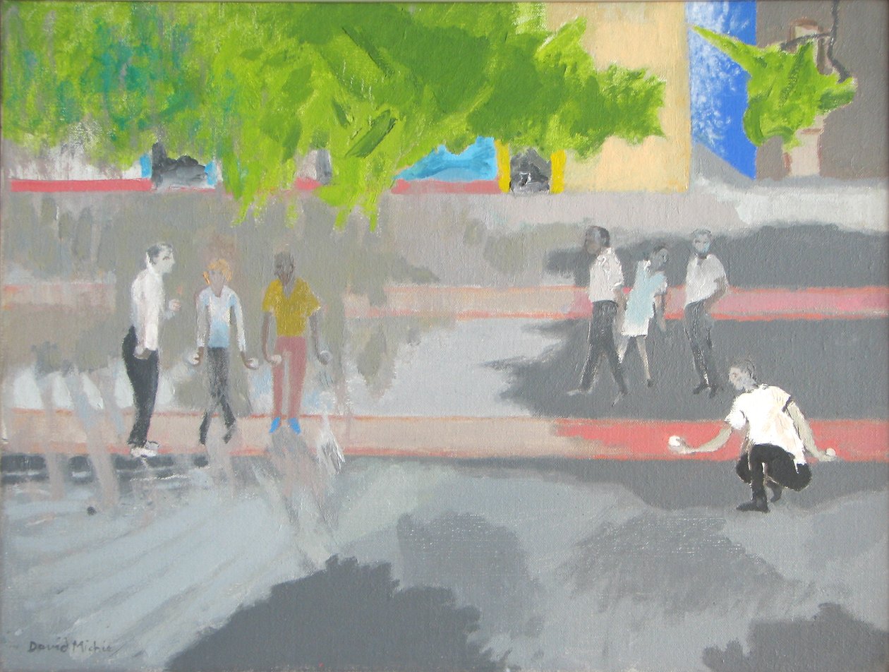 Boule spielen in St Jean, 2008 von David Alan Redpath Michie