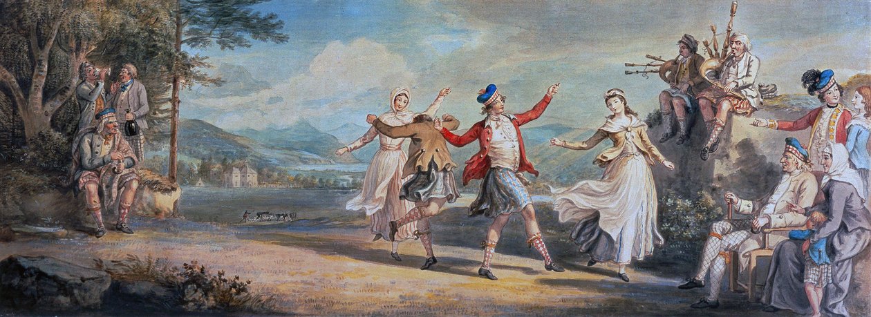 Ein Highland-Tanz von David Allan