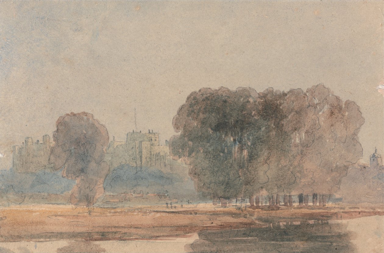 Schloss Windsor von den Brocas von David Cox