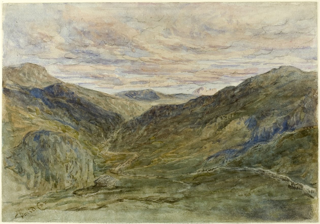 Ansicht in Wales von David Cox the elder