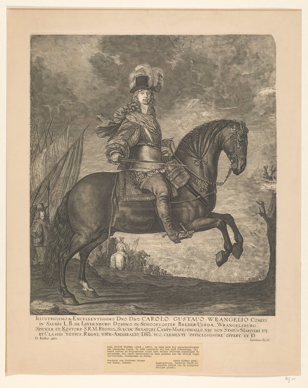 Illustrissimo & Excellentissimo Dmo. Dno. Carolo Gustavo Wrangelio von David Ehrenstrahl