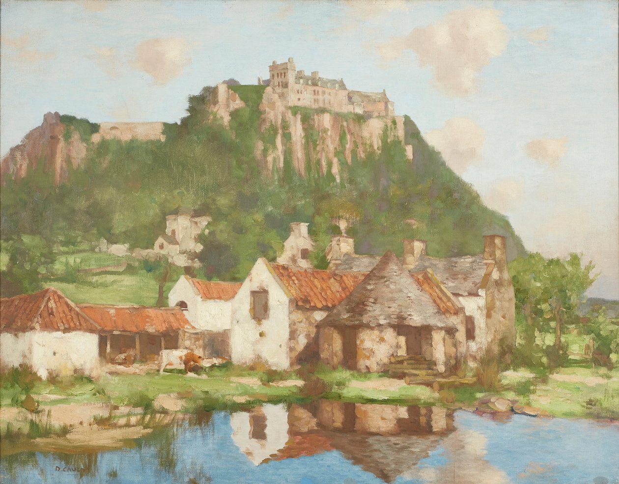 Unter den Festungsmauern von Stirling Castle von David Gauld
