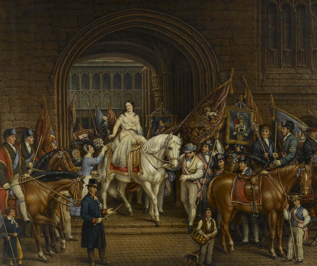 Lady Godiva Prozession von 1829, 1867 von David Gee
