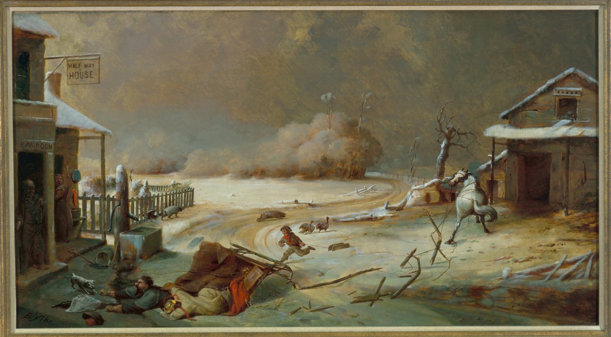 Halbwegs Haus, 1864 von David Gilmour Blythe