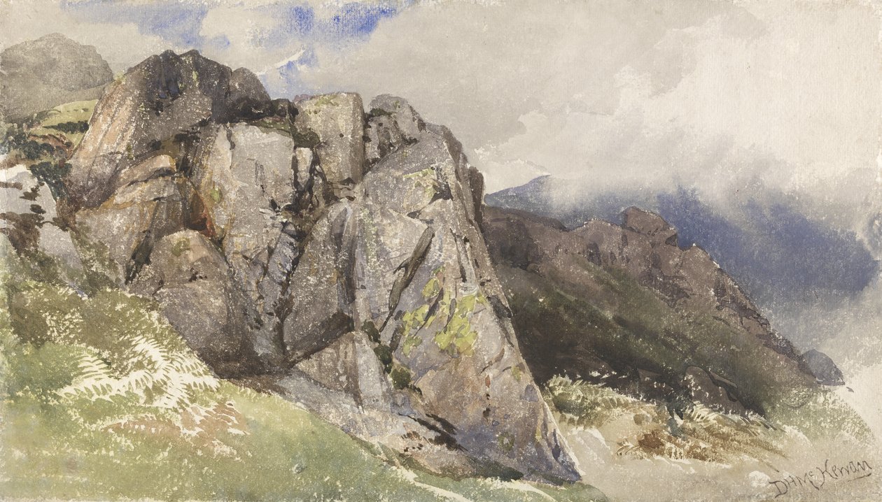 Bergfelsen von David Hall McKewan