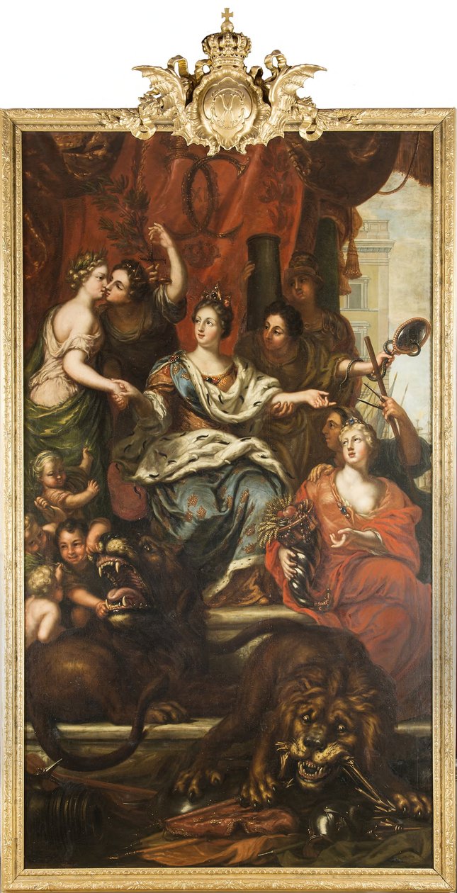 Allegorie über die friedliche Regierung von König Karl XI. von David Klöcker Ehrenstrahl