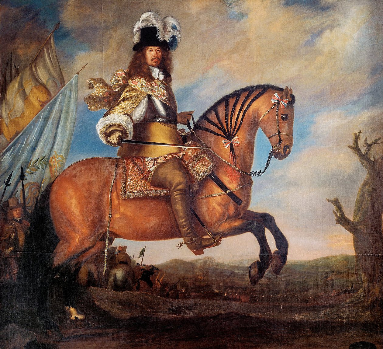 Carl Gustaf Wrangel (1613–1676) von David Klöcker Ehrenstrahl