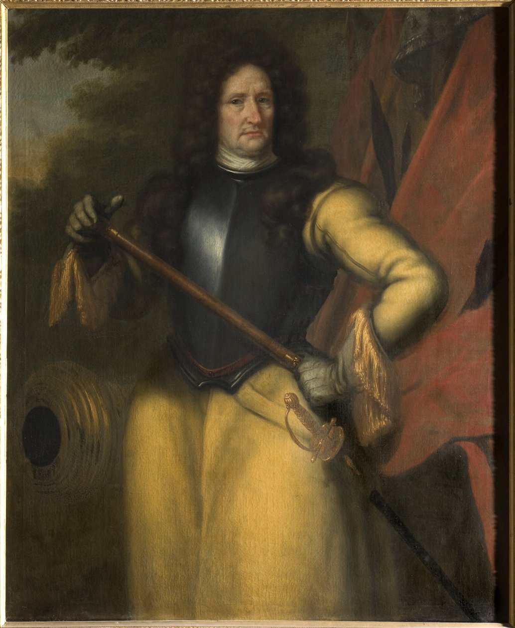 Erik Dahlbergh (1625-1703), Graf, Feldmarschall, Generalgouverneur, königlicher Rat von David Klöcker Ehrenstrahl